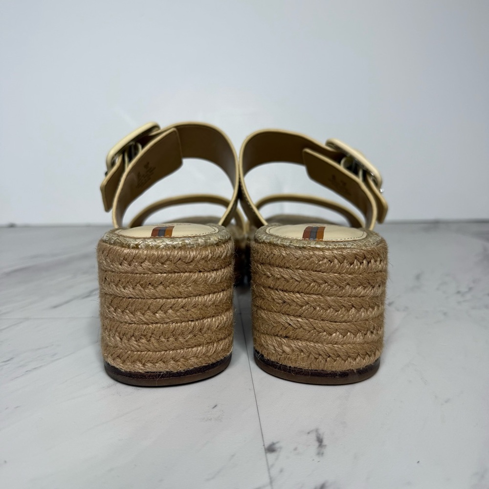 Sam Edelman Carson Espadrille Platform Wedge Sand… - image 3